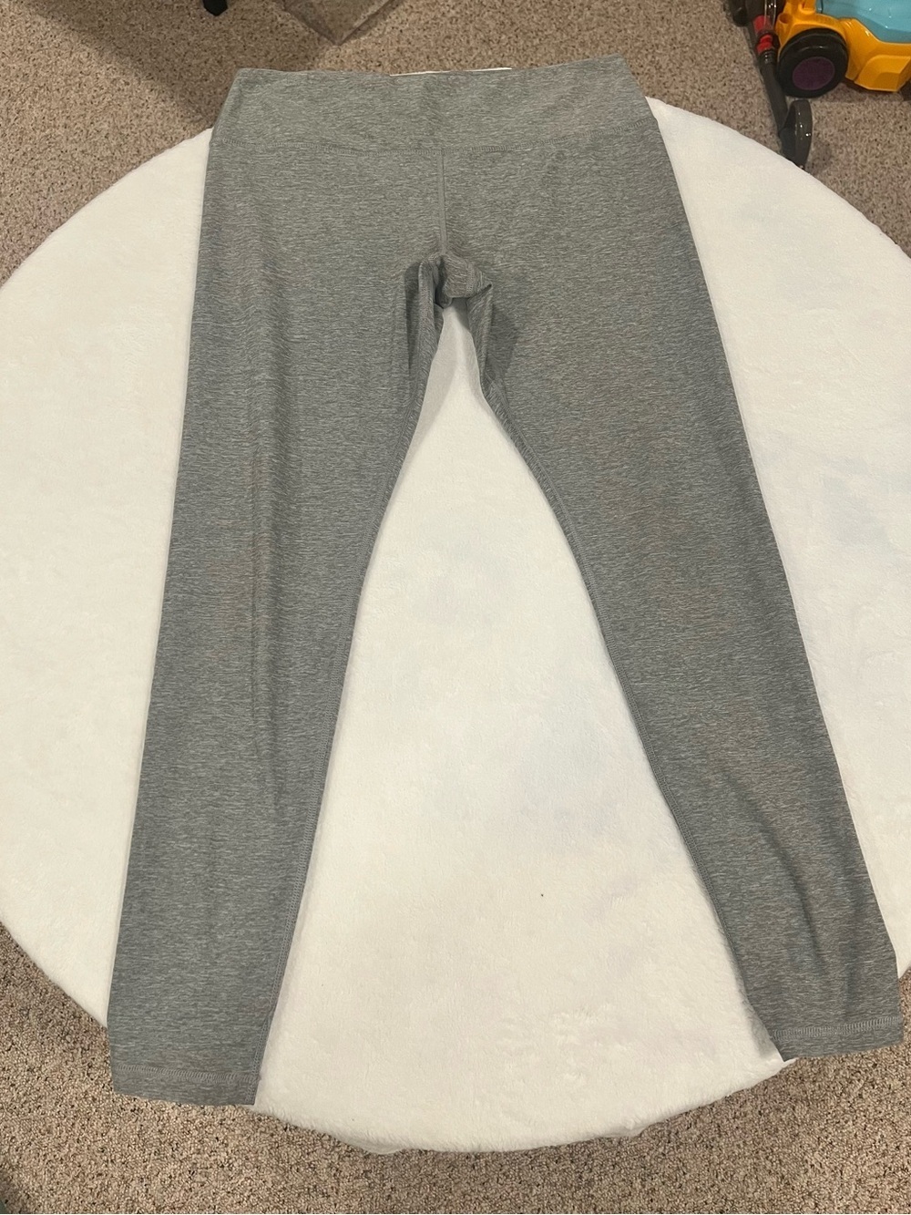 Scorpio Sol Heather Grey High Rise Athletic Leggings - Large